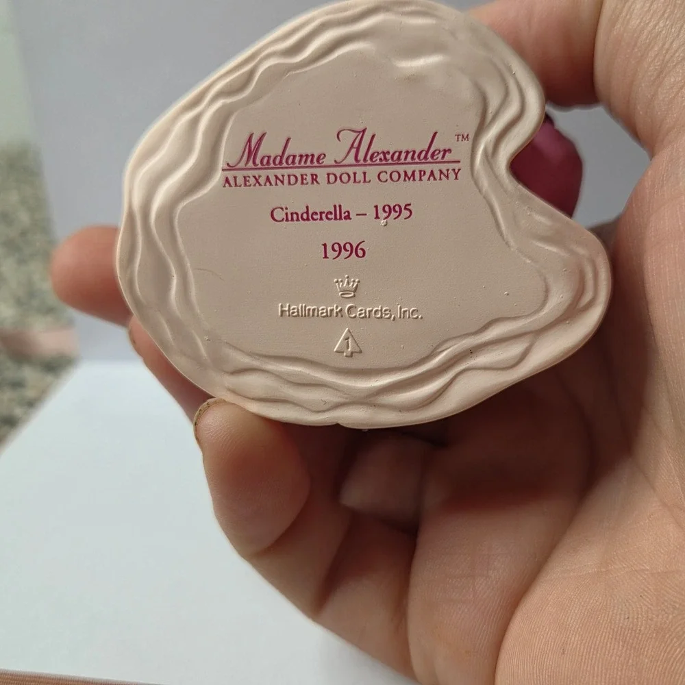 Hallmark Keepsake Ornament 1996 Madame Alexander Cinderella 1995 Doll Series